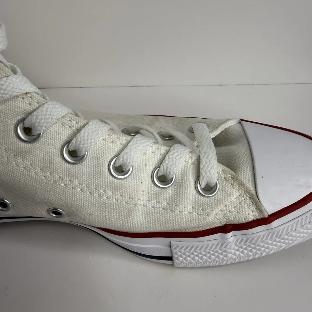 Converse All Star Chuck Taylor Men's Sneakers Size 8.5, White, High Top